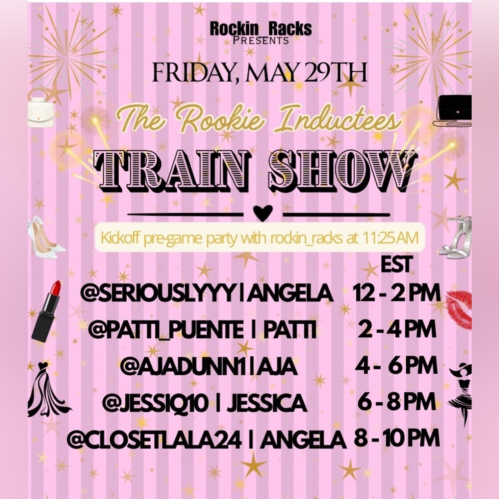 Train Show Rookie Inductees ~Train Show Hosted by @rockin_racks